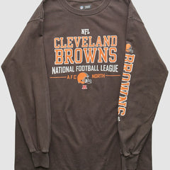 Cleveland Browns NFL 2010s Long Sleeve T-shirt Brown Vintage | Fanatics