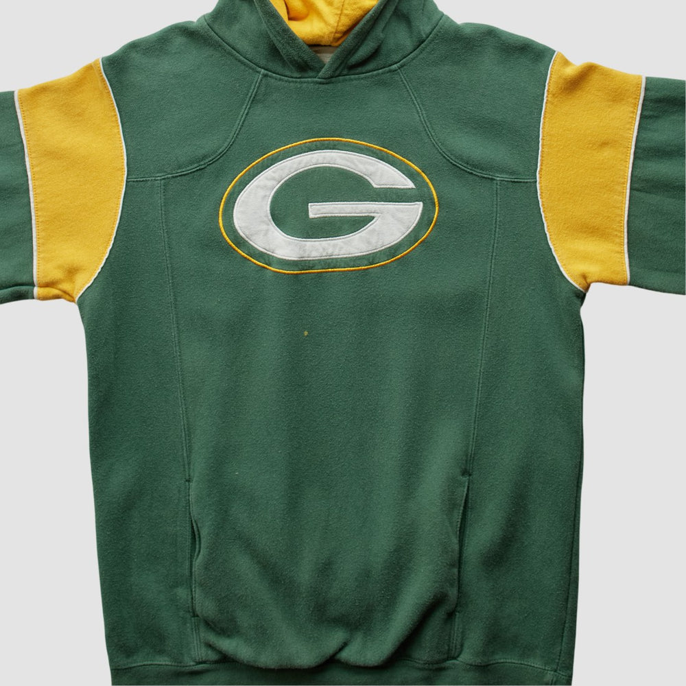 Green Bay Packers NFL 2000s Hooded Sweatshirt Green Vintage | Fanatics