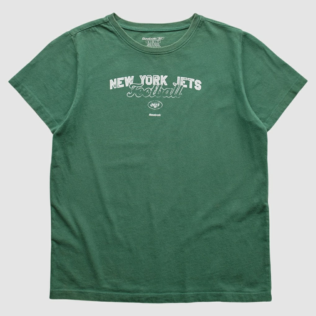 New York Jets Reebok 2010s T-shirt Green Vintage | Fanatics