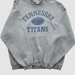 Tennessee Titans Reebok 2000s Hooded Pullover Sweatshirt Heather Gray Vintage | Fanatics