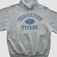 Tennessee Titans Reebok 2000s Hooded Pullover Sweatshirt Heather Gray Vintage | Fanatics