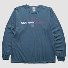 New York Giants NFL 2000s Long Sleeve T-shirt Blue Vintage | Fanatics