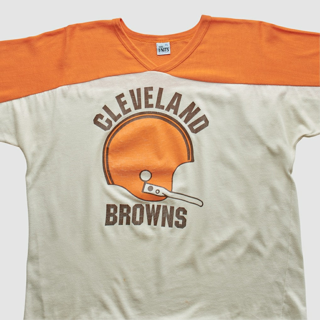Cleveland Browns The Knits 80s T-shirt White Vintage | Fanatics