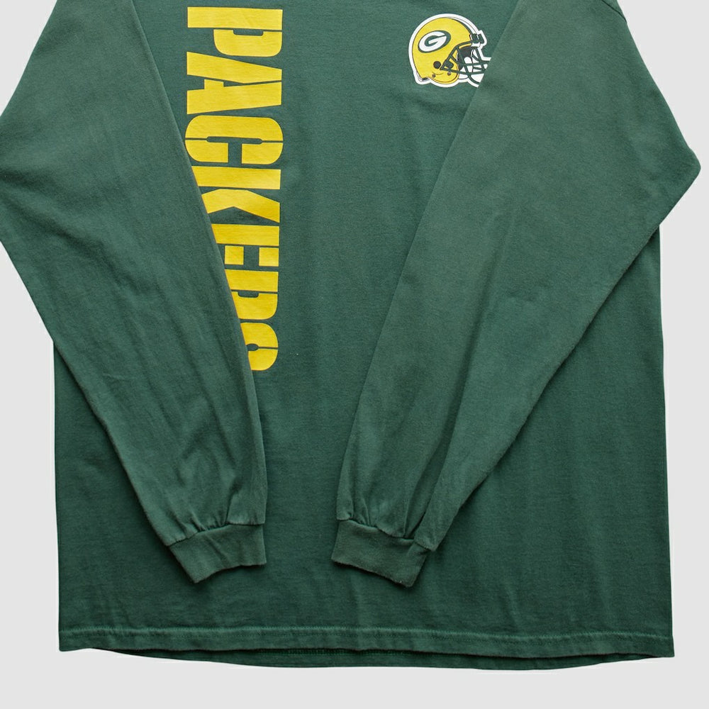 Green Bay Packers NFL 2000s Long Sleeve T-shirt Green Vintage | Fanatics