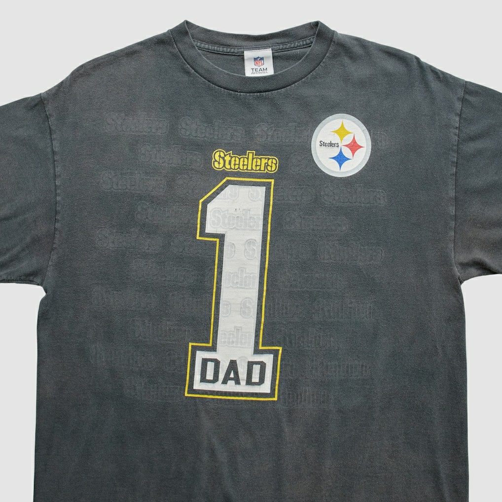 Pittsburgh Steelers 2010s T-shirt Black Vintage | Fanatics