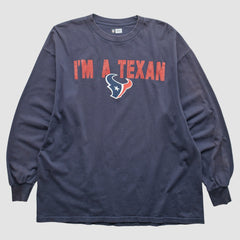 Houston Texans NFL 2010s Long Sleeve T-shirt Navy Vintage | Fanatics