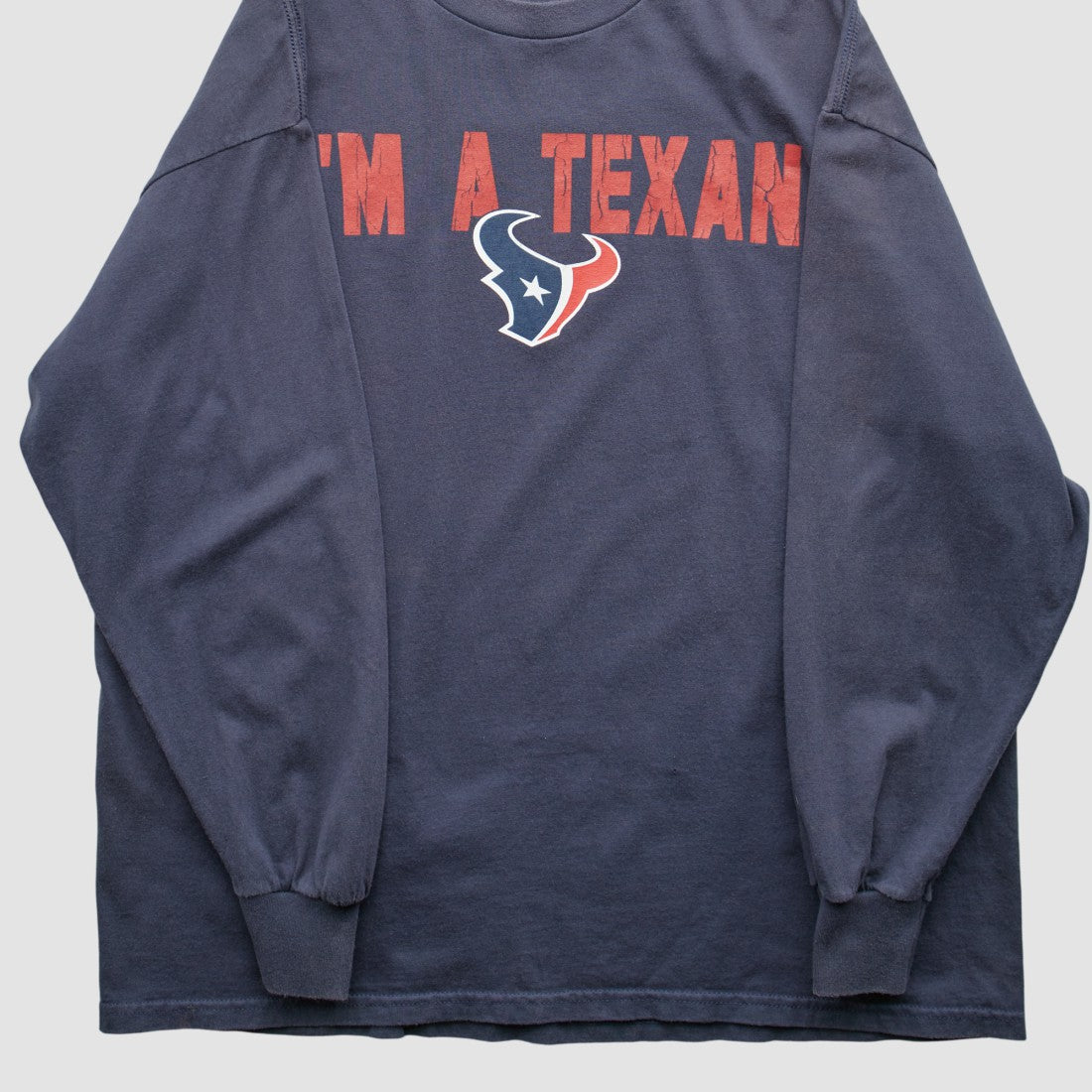 Houston Texans NFL 2010s Long Sleeve T-shirt Navy Vintage | Fanatics