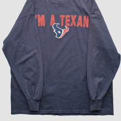 Houston Texans NFL 2010s Long Sleeve T-shirt Navy Vintage | Fanatics