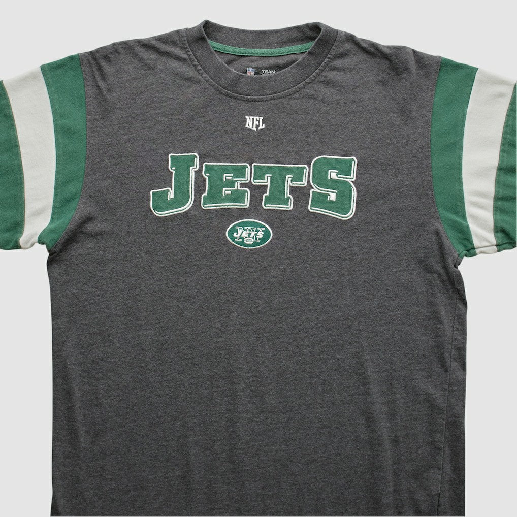 New York Jets NFL 2010s Long Sleeve T-shirt Gray Vintage | Fanatics