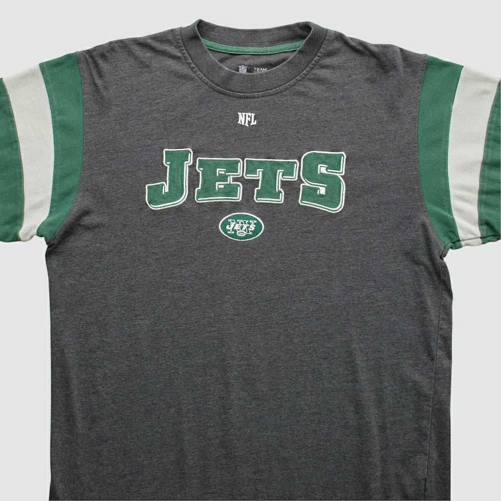 New York Jets NFL 2010s Long Sleeve T-shirt Gray Vintage | Fanatics