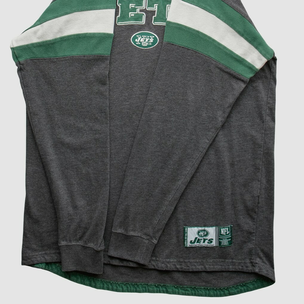 New York Jets NFL 2010s Long Sleeve T-shirt Gray Vintage | Fanatics