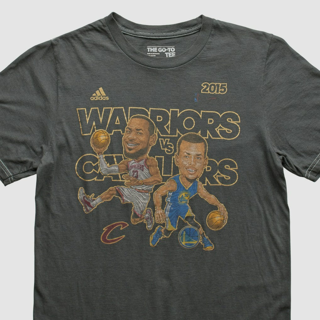 Golden State Warriors 2015 T-shirt Charcoal Vintage - NBA