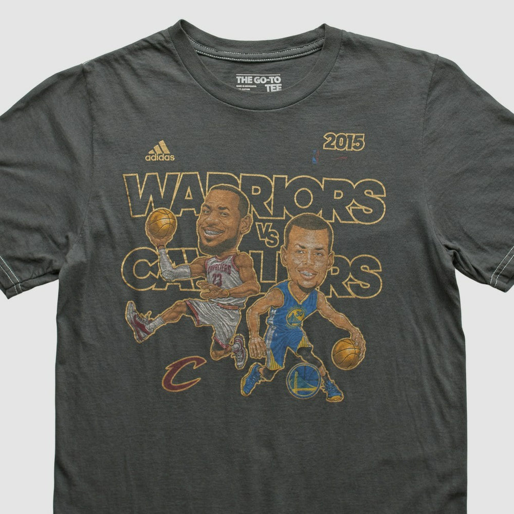 Golden State Warriors 2015 T-shirt Charcoal Vintage - NBA