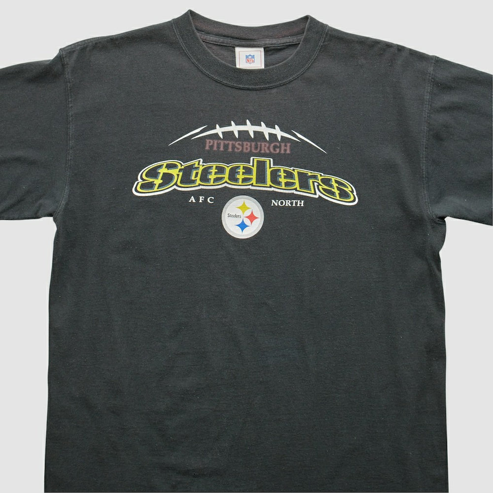 Pittsburgh Steelers 2000s T-shirt Black Vintage | Fanatics