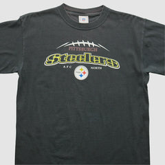 Pittsburgh Steelers 2000s T-shirt Black Vintage | Fanatics