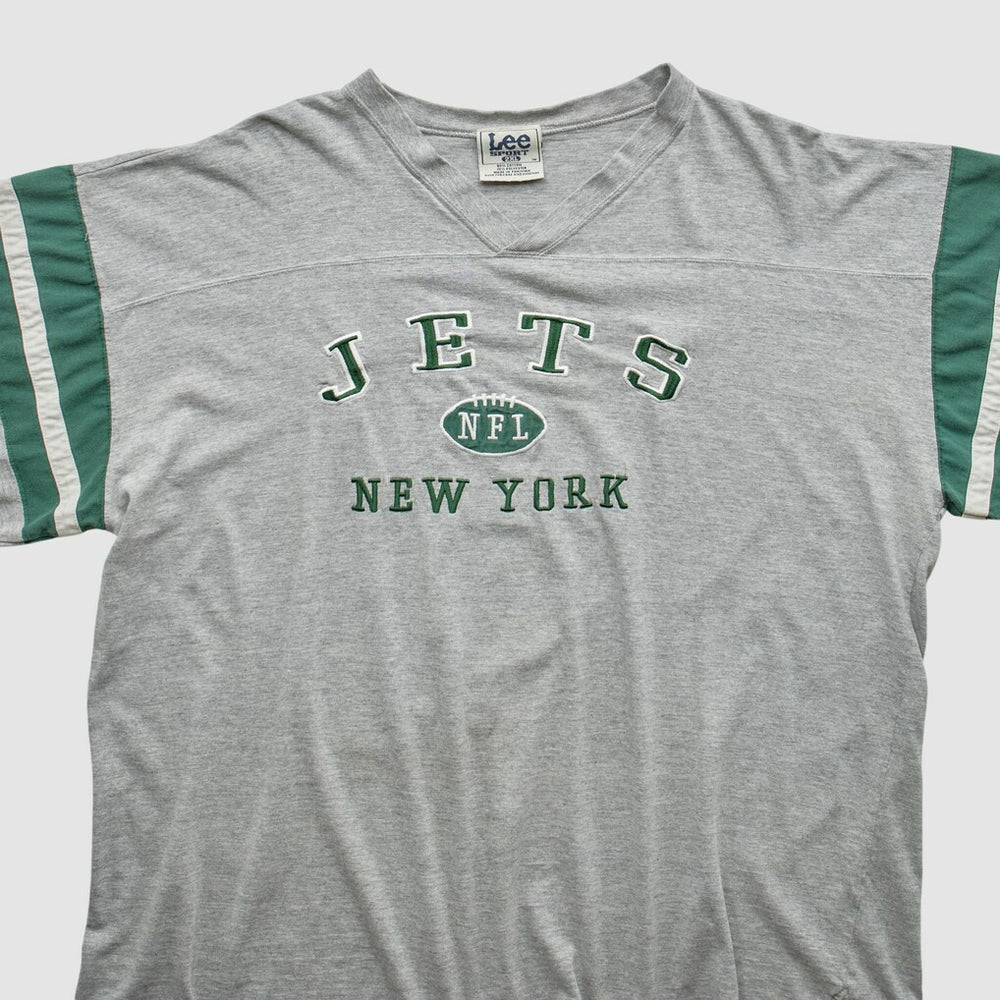 New York Jets Lee Sport 90s T-shirt Gray Vintage | Fanatics