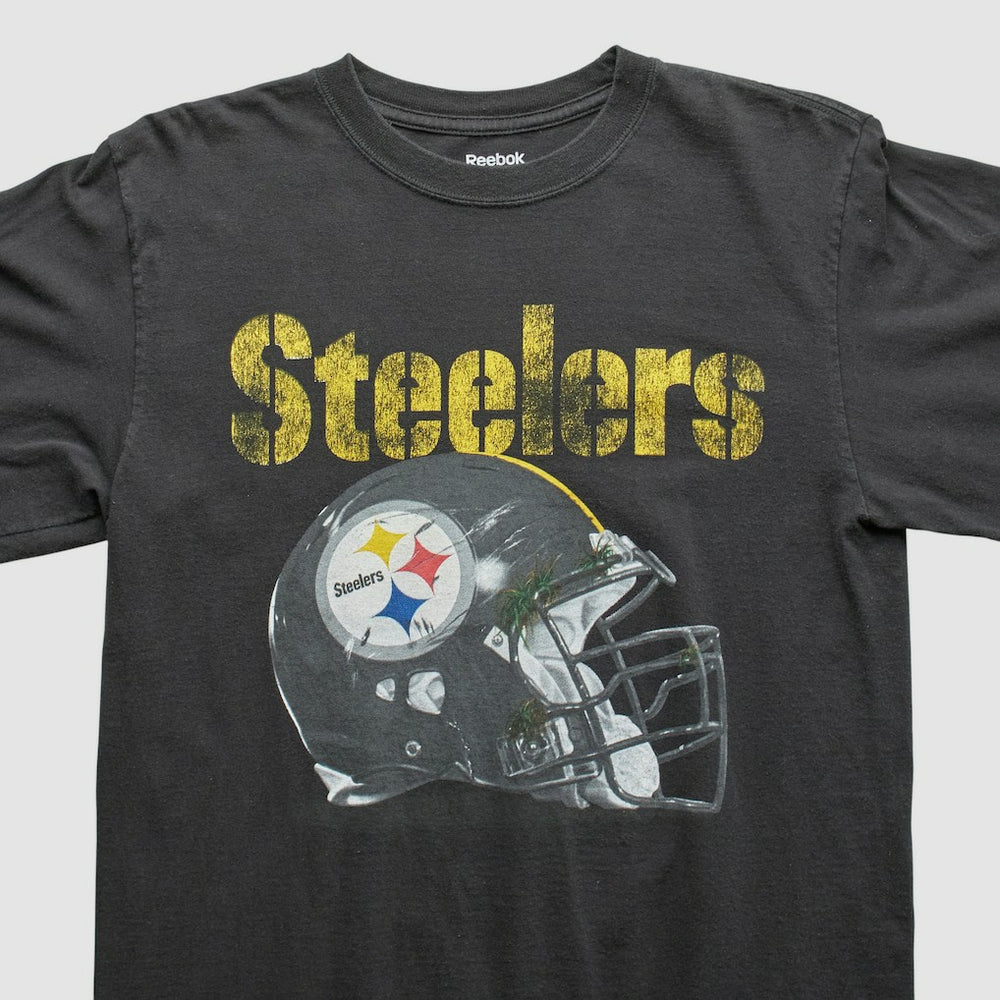 Pittsburgh Steelers Reebok 2010s Long Sleeve T-shirt Black Vintage | Fanatics