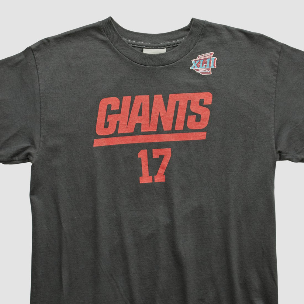 New York Giants 2008 T-shirt Charcoal Vintage | Fanatics