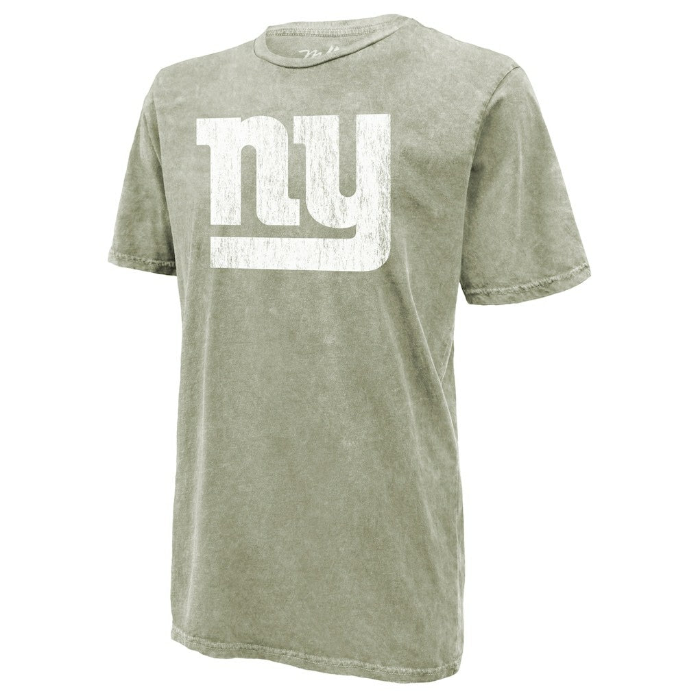 Jaxson Dart New York Giants Majestic Threads Mineral Wash Name & Number T-Shirt Moss Green | NFL