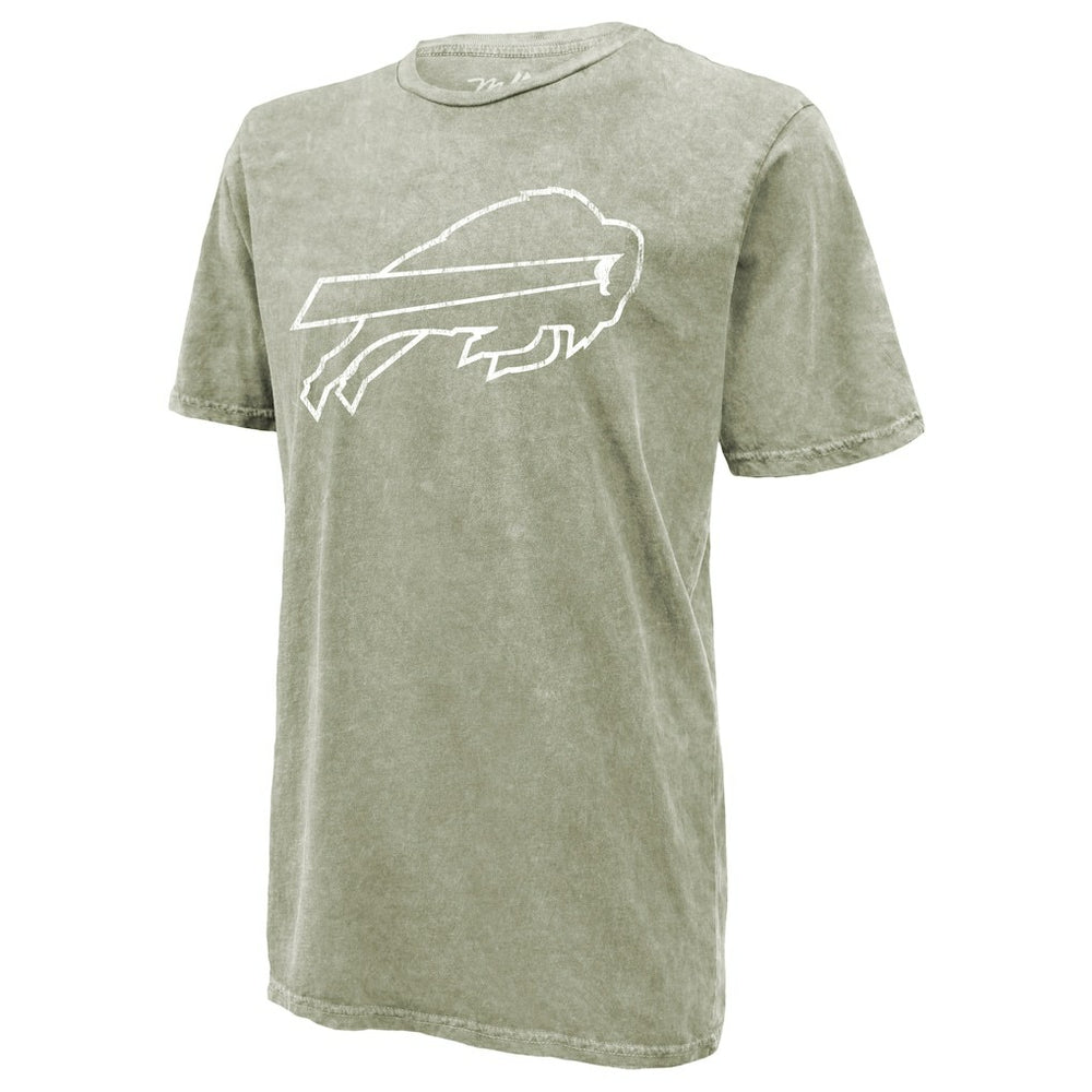 Josh Allen Buffalo Bills Majestic Threads Mineral Wash Name & Number T-Shirt Moss Green | NFL