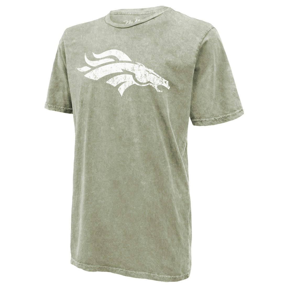 Bo Nix Denver Broncos Majestic Threads Mineral Wash Name & Number T-Shirt Moss Green | NFL