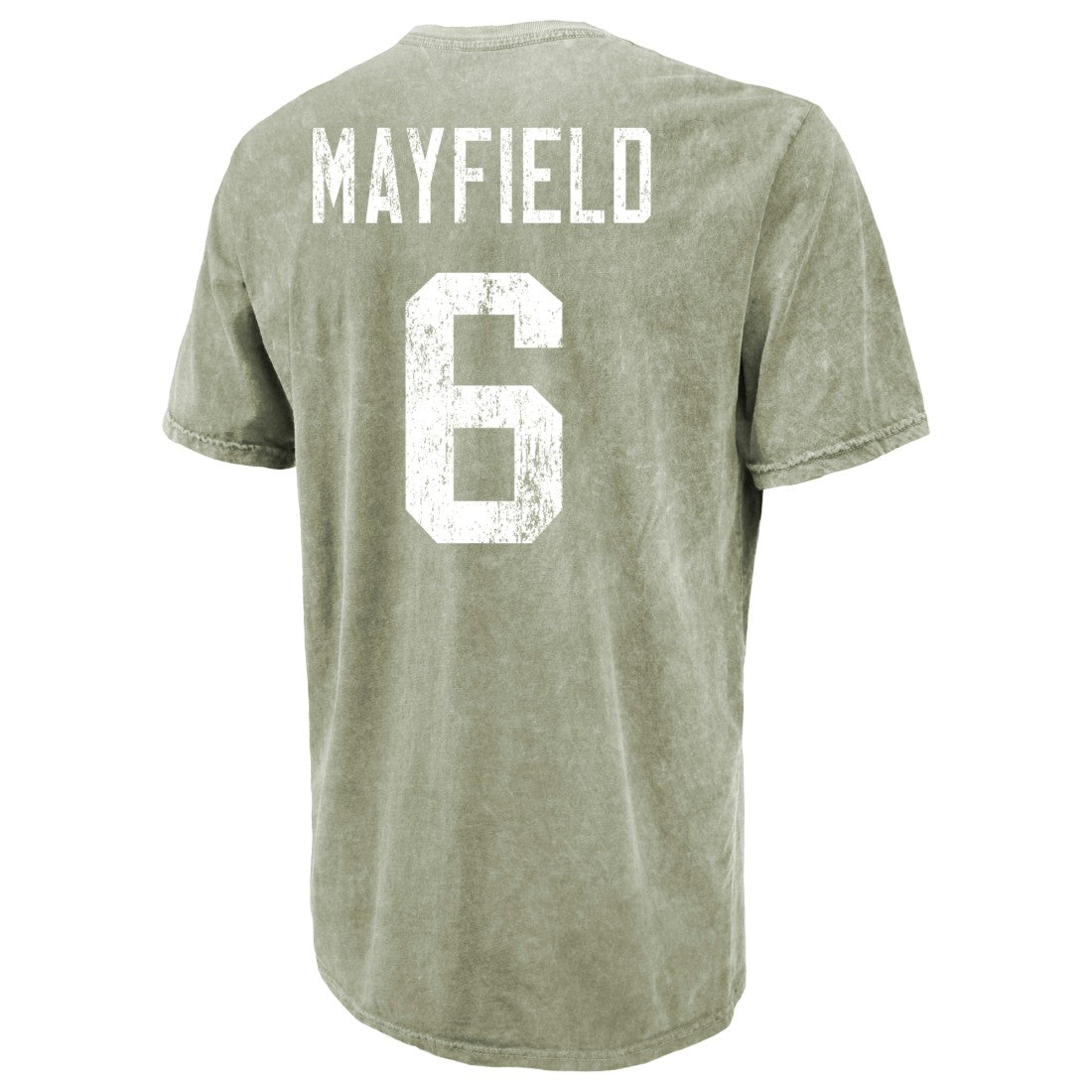 Baker Mayfield Tampa Bay Buccaneers Majestic Threads Mineral Wash Name & Number T-Shirt Moss Green | NFL