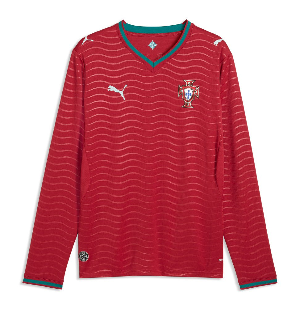 Portugal National Team 2026 Home Replica Long Sleeve Jersey Red | Puma Online