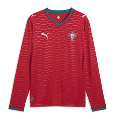 Portugal National Team 2026 Home Replica Long Sleeve Jersey Red | Puma Online