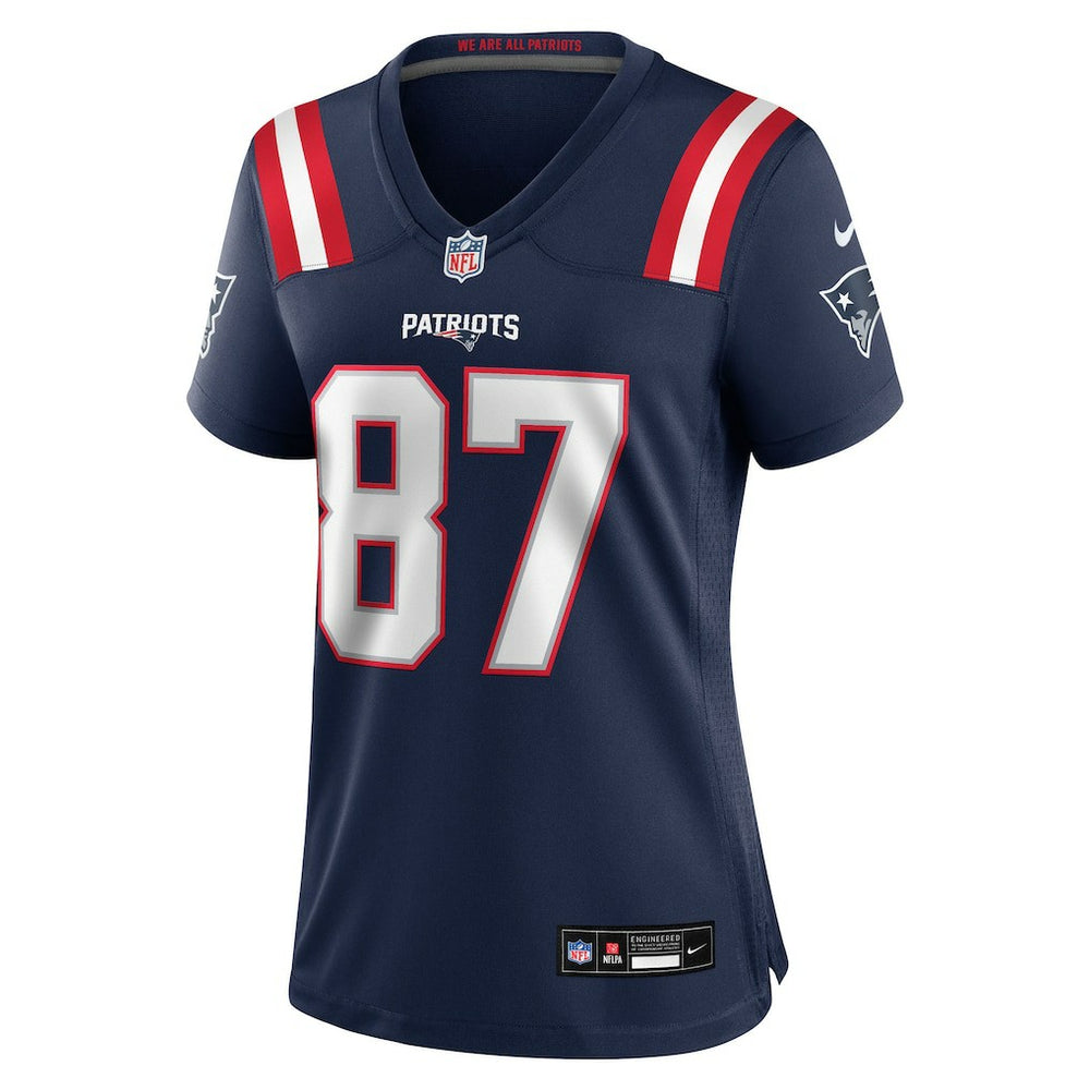 Rob Gronkowski New England Patriots Women's Team Retired Player Game Jersey Navy | Nike for Sale