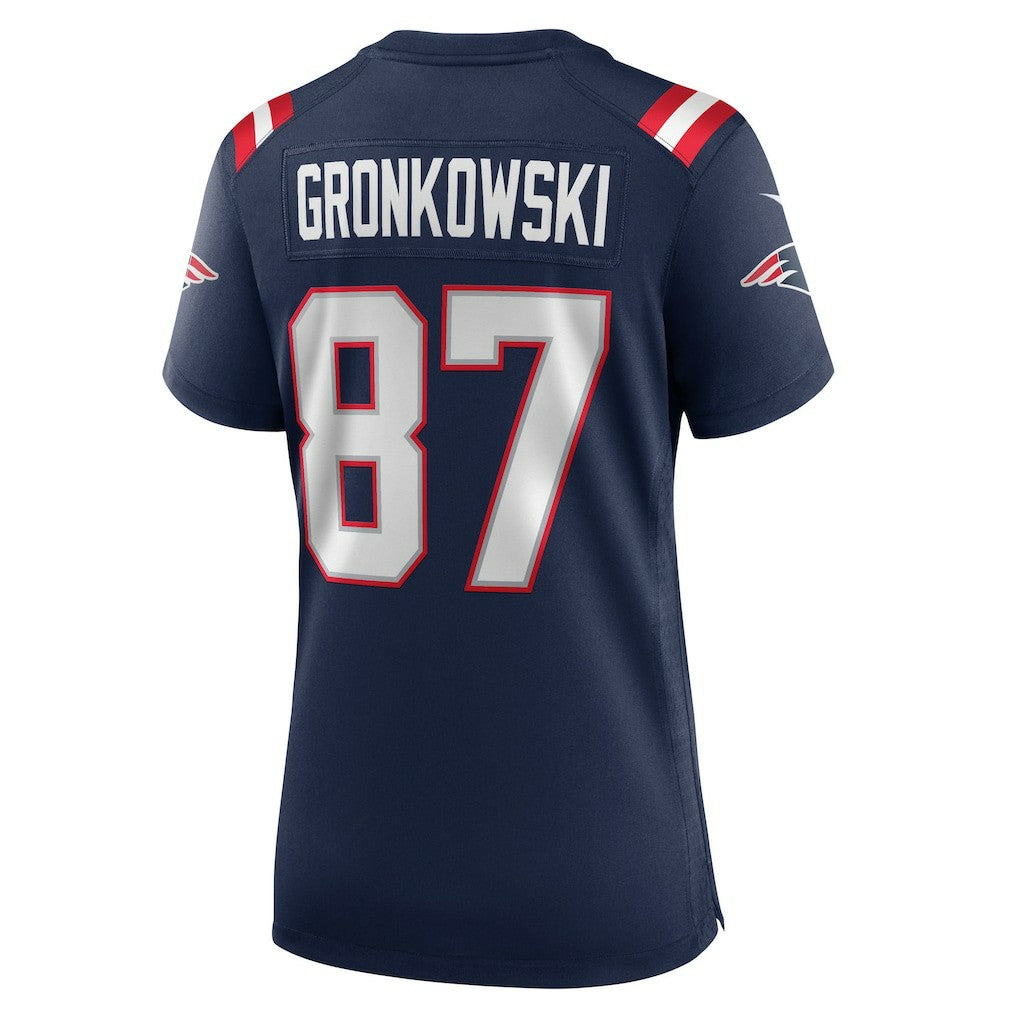Rob Gronkowski New England Patriots Women's Team Retired Player Game Jersey Navy | Nike for Sale