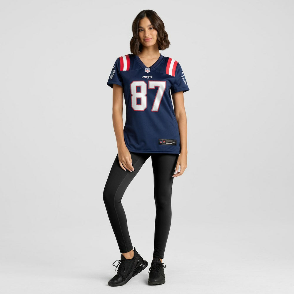 Rob Gronkowski New England Patriots Women's Team Retired Player Game Jersey Navy | Nike for Sale