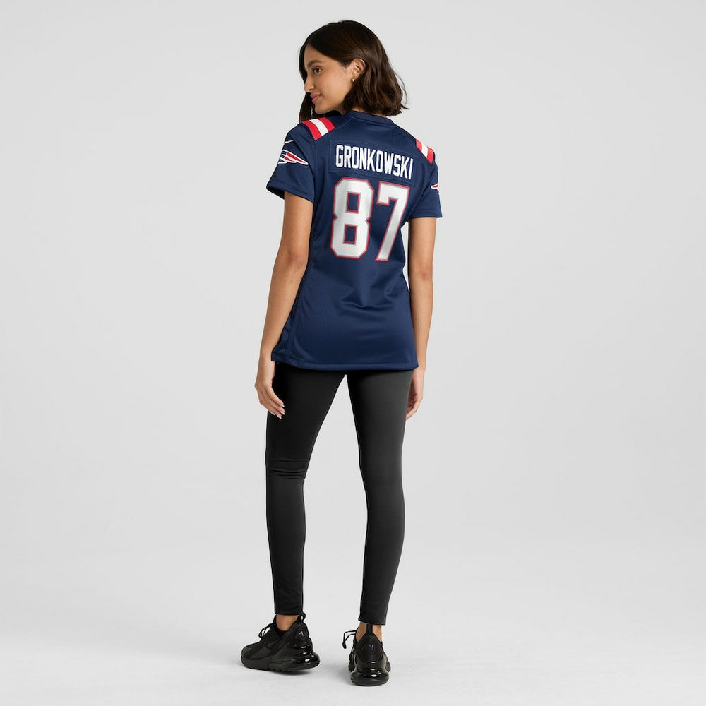 Rob Gronkowski New England Patriots Women's Team Retired Player Game Jersey Navy | Nike for Sale