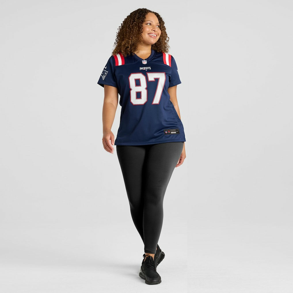 Rob Gronkowski New England Patriots Women's Team Retired Player Game Jersey Navy | Nike for Sale