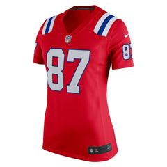 Rob Gronkowski New England Patriots Women's Alternate Retired Player Game Jersey Red | Nike for Sale