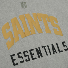 New Orleans Saints Fear of God x NFL Unisex 3/4-Sleeve T-Shirt Heather Gray | NFL