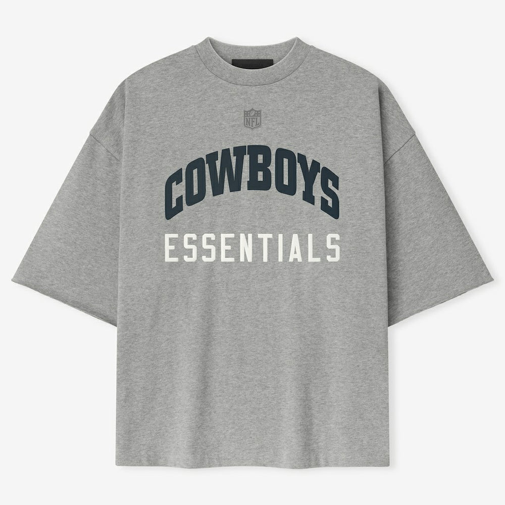 Dallas Cowboys Fear of God x NFL Unisex 3/4-Sleeve T-Shirt Heather Gray | NFL