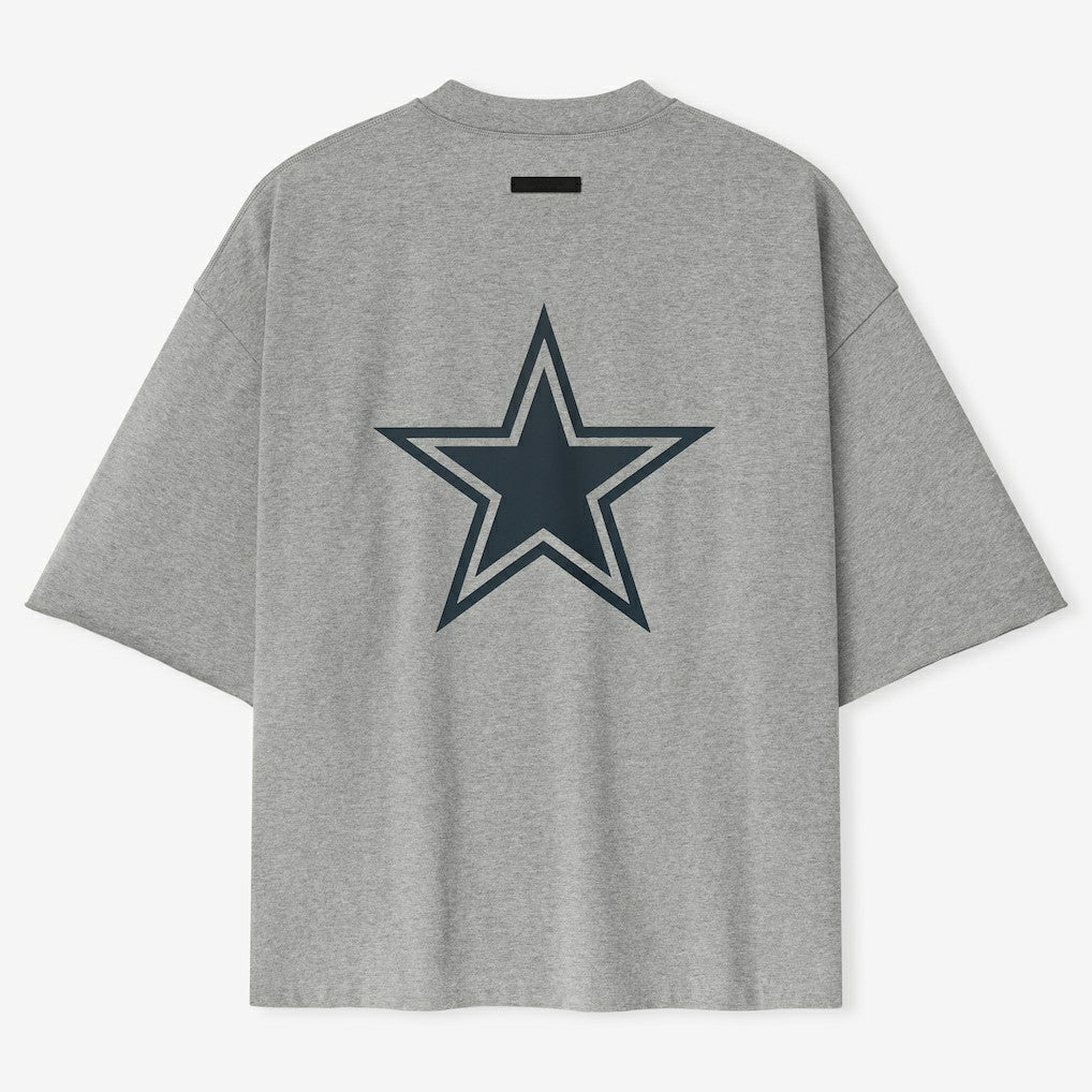 Dallas Cowboys Fear of God x NFL Unisex 3/4-Sleeve T-Shirt Heather Gray | NFL