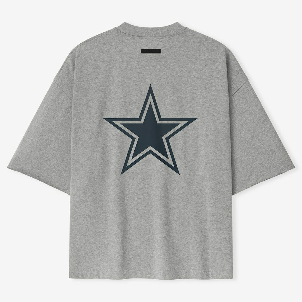 Dallas Cowboys Fear of God x NFL Unisex 3/4-Sleeve T-Shirt Heather Gray | NFL