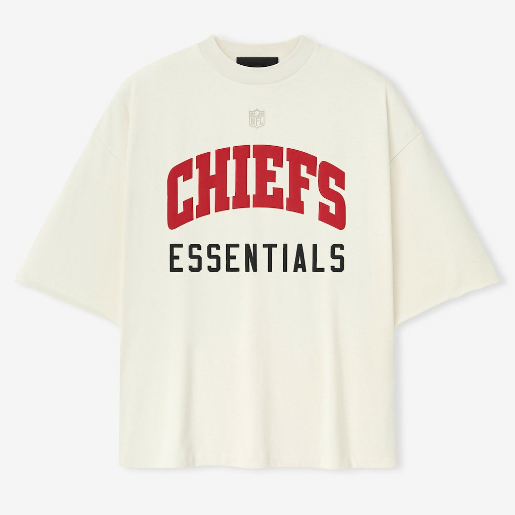 Kansas City Chiefs Fear of God x NFL Unisex 3/4-Sleeve T-Shirt Cream | NFL