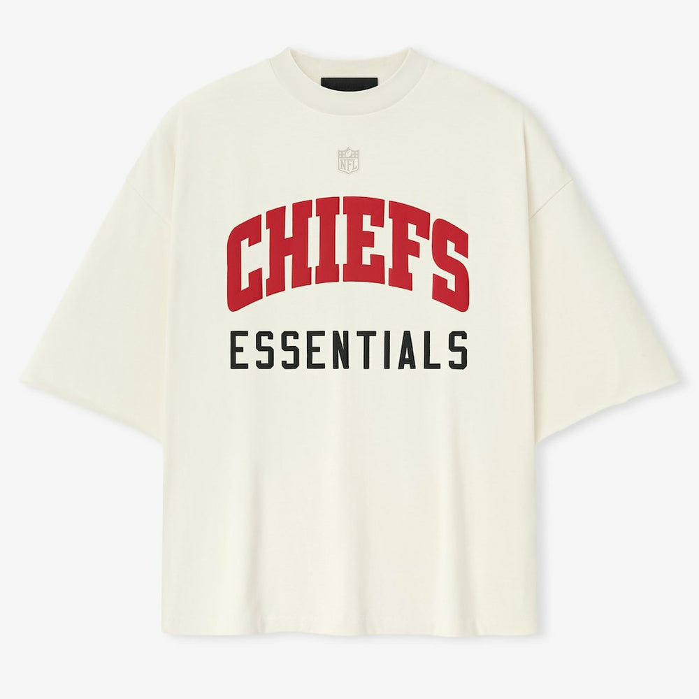 Kansas City Chiefs Fear of God x NFL Unisex 3/4-Sleeve T-Shirt Cream | NFL