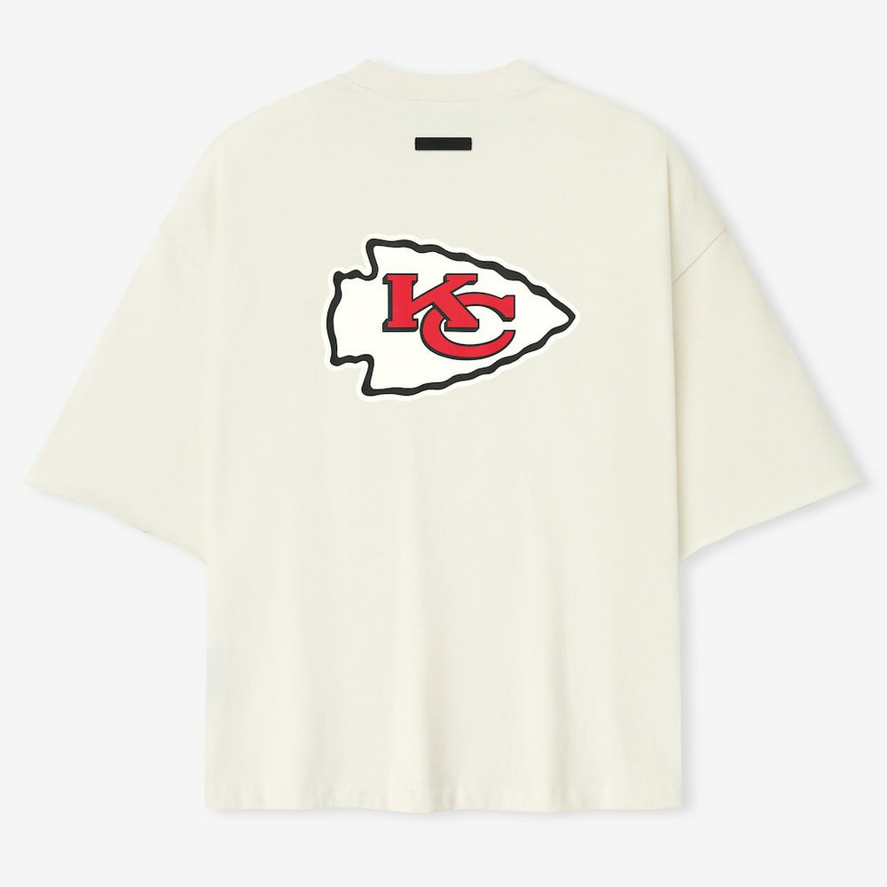 Kansas City Chiefs Fear of God x NFL Unisex 3/4-Sleeve T-Shirt Cream | NFL