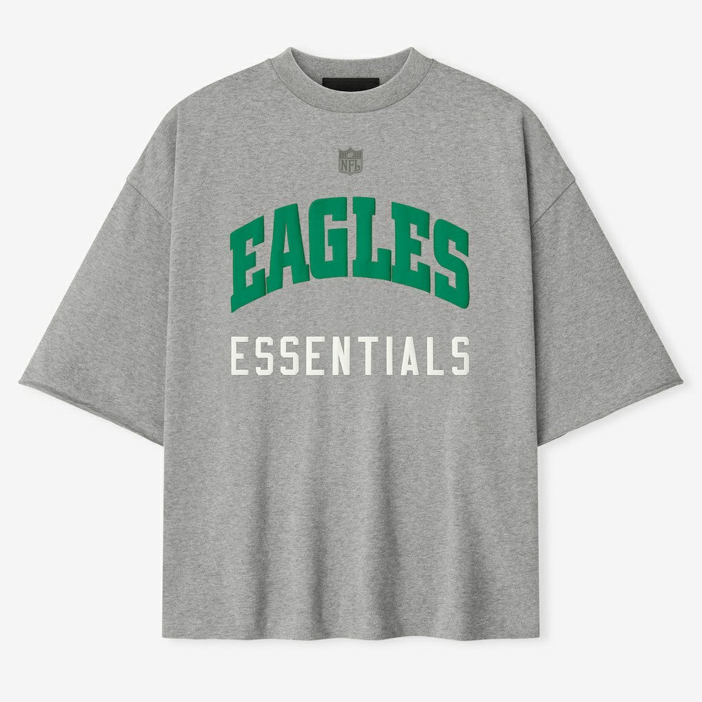 Philadelphia Eagles Fear of God x NFL Unisex 3/4-Sleeve T-Shirt Heather Gray | NFL