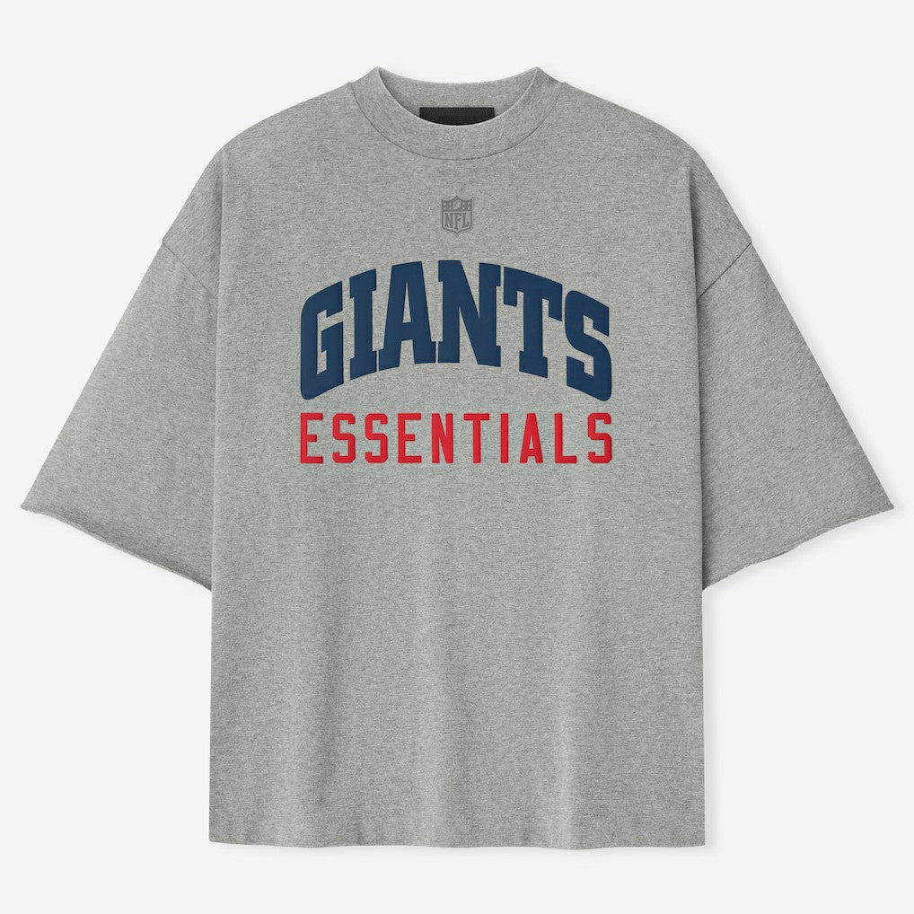 New York Giants Fear of God x NFL Unisex 3/4-Sleeve T-Shirt Heather Gray | NFL