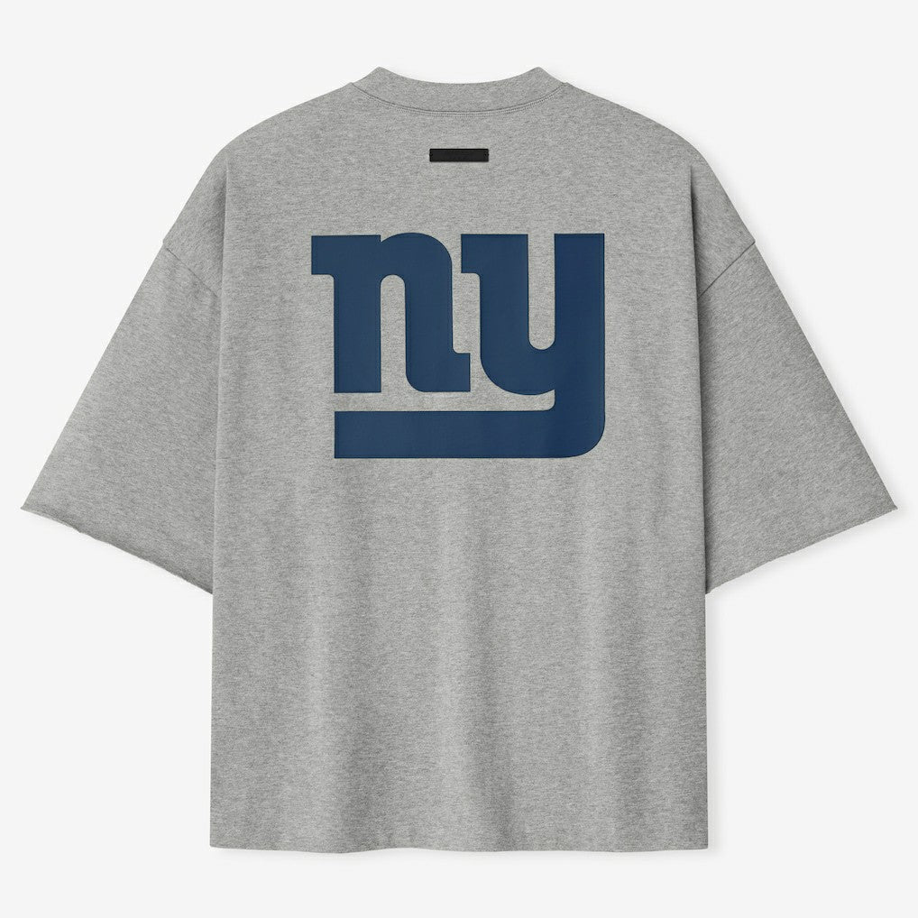 New York Giants Fear of God x NFL Unisex 3/4-Sleeve T-Shirt Heather Gray | NFL