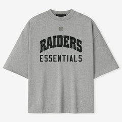 Las Vegas Raiders Fear of God x NFL Unisex 3/4-Sleeve T-Shirt Heather Gray | NFL