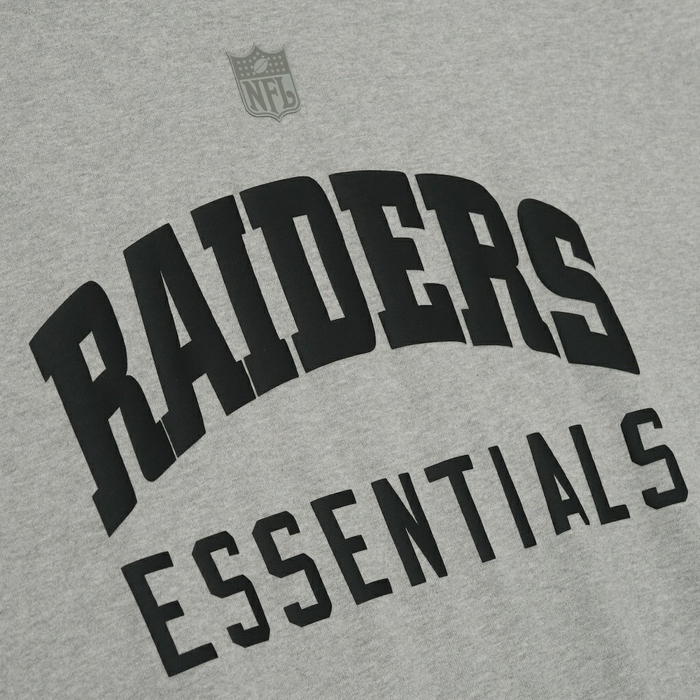 Las Vegas Raiders Fear of God x NFL Unisex 3/4-Sleeve T-Shirt Heather Gray | NFL