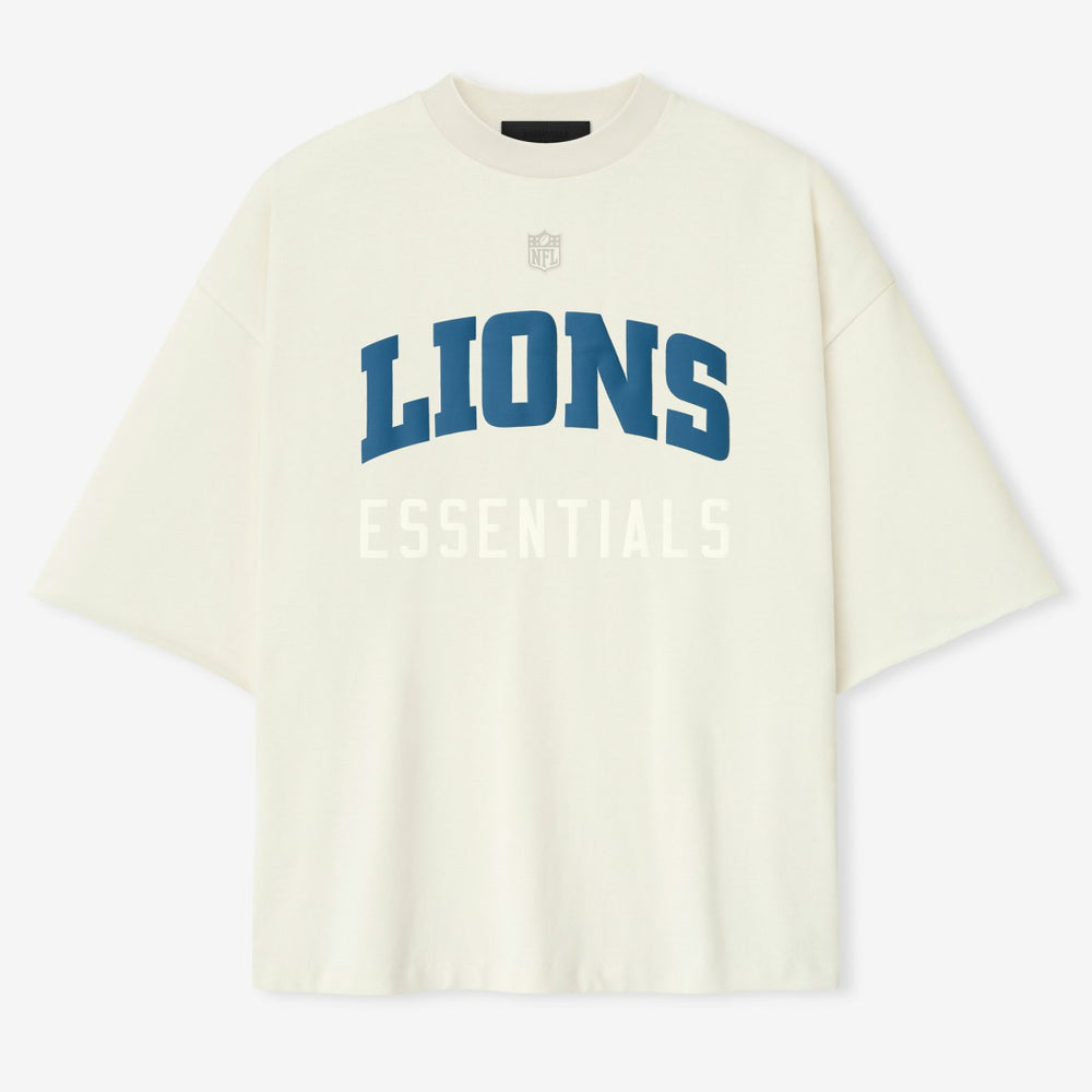 Detroit Lions Fear of God x NFL Unisex 3/4-Sleeve T-Shirt Cream | NFL