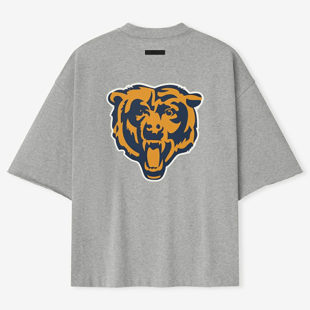 Chicago Bears Fear of God x NFL Unisex 3/4-Sleeve T-Shirt Heather Gray | NFL