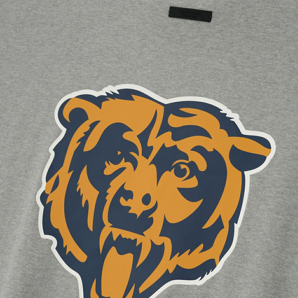 Chicago Bears Fear of God x NFL Unisex 3/4-Sleeve T-Shirt Heather Gray | NFL