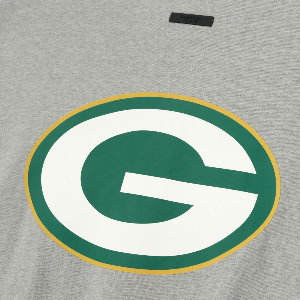 Green Bay Packers Fear of God x NFL Unisex 3/4-Sleeve T-Shirt Heather Gray | NFL